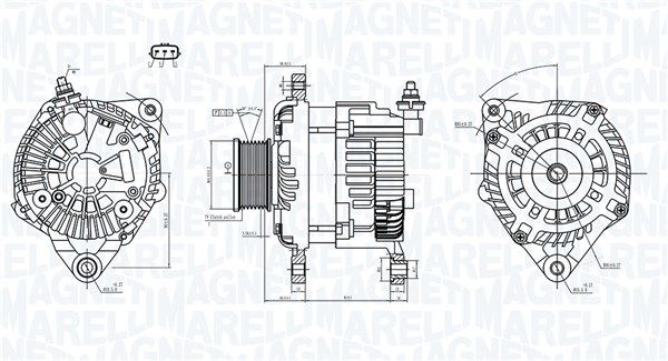 MAGNETI MARELLI Generaator 063731946010